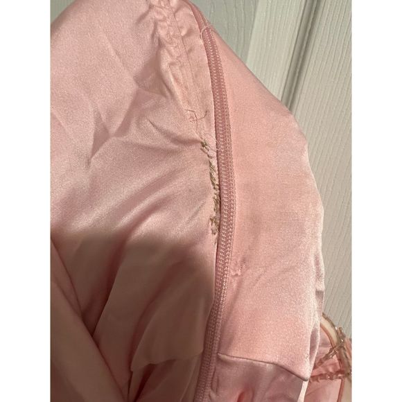 New *FLAW* retrofete Cassandra Dress in Baby Pink Size S REVOLVE MSRP $565 - Picture 9 of 10